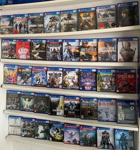 Jogos Originais para Playstation 4 (Novos e Seminovos) com garantia