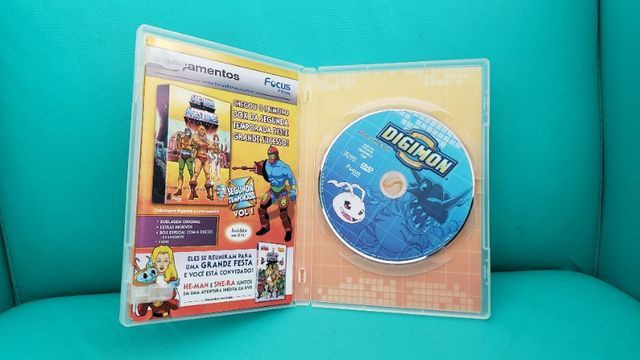Box De Dvds Digimon Volume 1. Usado. Em Perfeito Estado! - Foto 6