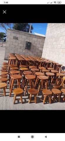 Banqueta de madeiras na mega promoção na loja (31)33545975 - Foto 5