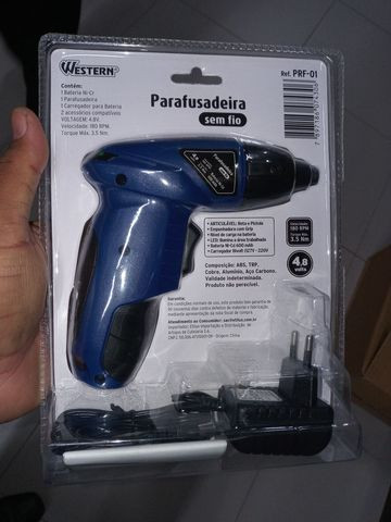 Parafusadeira s/ fio Western - Foto 4