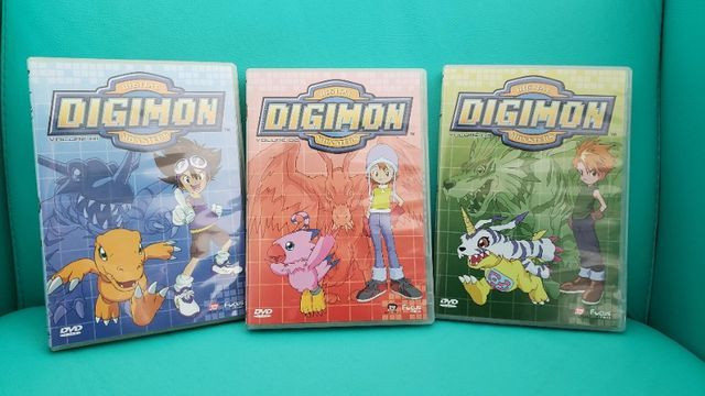 Box De Dvds Digimon Volume 1. Usado. Em Perfeito Estado! - Foto 2