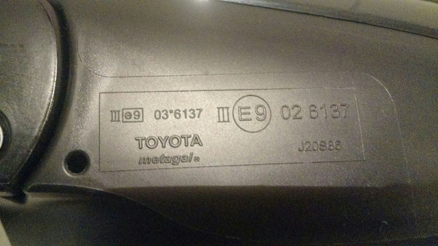 Retrovisor lado esquerdo Toyota Corolla 2010 sem pisca - Foto 4