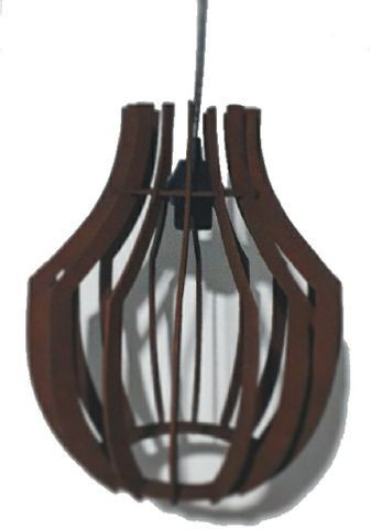 Pendente em Madeira MDF