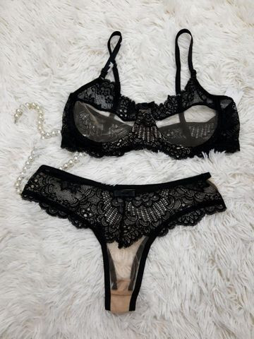 Conjuntos sexy de renda e tulle