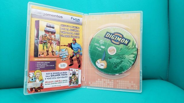 Box De Dvds Digimon Volume 1. Usado. Em Perfeito Estado! - Foto 5