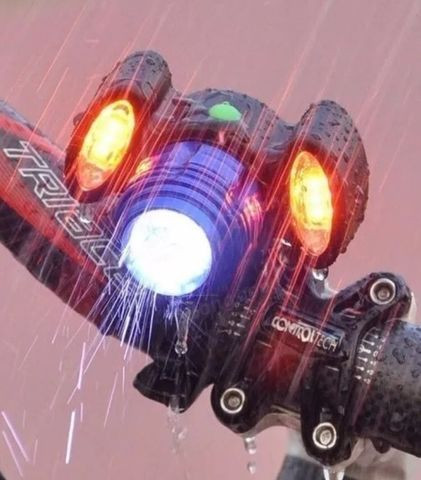 Lanterna Farol Bike Bicicleta 3 Leds T6 Recarregável Usb - Foto 4