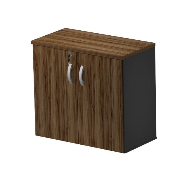 Armário Baixo 2 Portas Nogal/Preto  Maranello Linha 25mm  **novo na caixa**