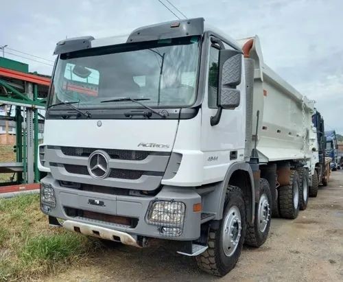 MERCEDES ACTROS 4844 8X4 ANO 2014 CAÇAMBA TRAÇADO BR - BR -