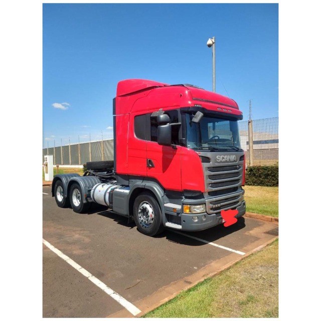 SCANIA 2018 VERMLHA 6X4