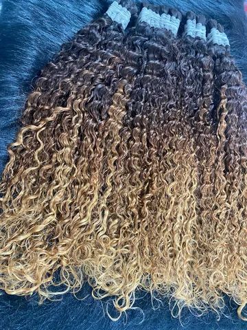 Cabelo humano cacheado de 75 - Foto 3