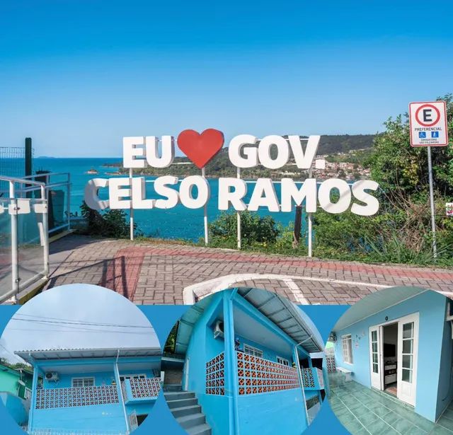 Casa a venda na Praia em Governador Celso Ramos com vista para o MAR