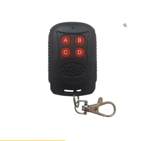 Controle Remoto Portão e Alarme 433,92 Mhz Duplicador Clonagem por proximidade 4 botões