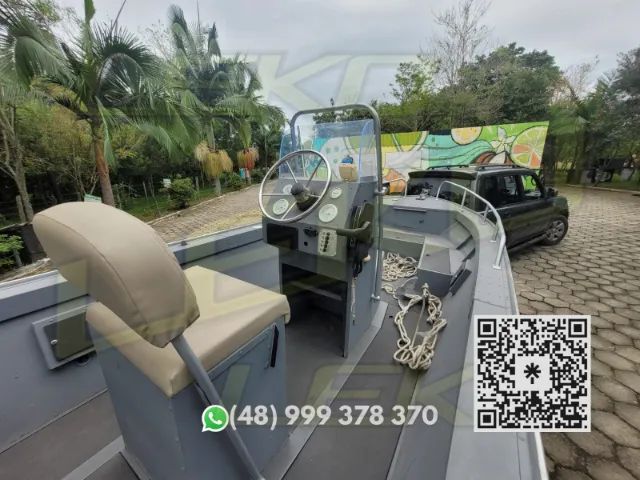 Barco Oceania 2018 Mercury 60Hp 4T Reboque 2020 Galvanizado - Foto 11