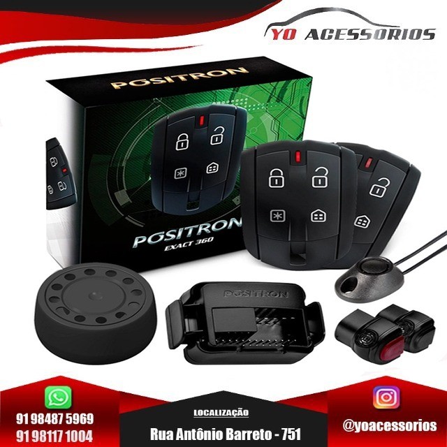 Alarme Automotivo Positron Exact 360