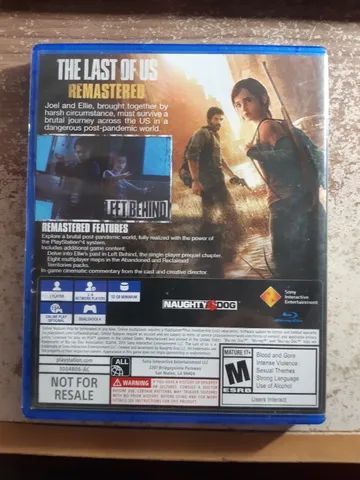 The Last Of Us Remastered Ps4 Mídia Física Novo Porttuguês