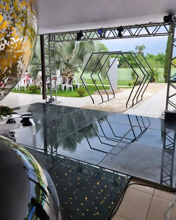 Iluminação e estrutura e Piso de dança Paris led para festa eventos