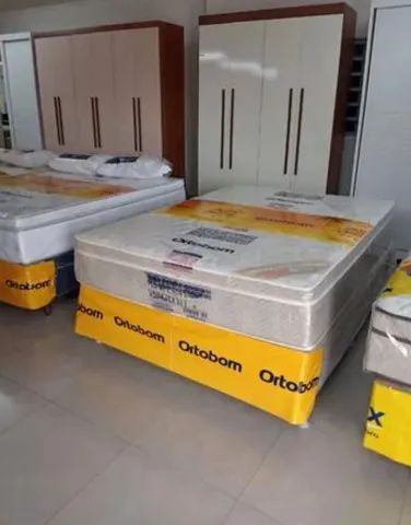 cama box casal ortobom / molas ensacadas 1.38/188