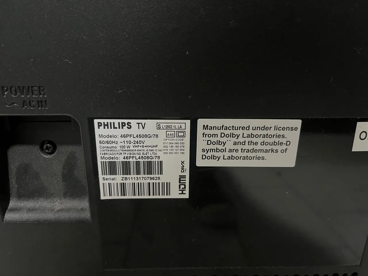 Tv led 49? com tela quebrada  - Foto 4