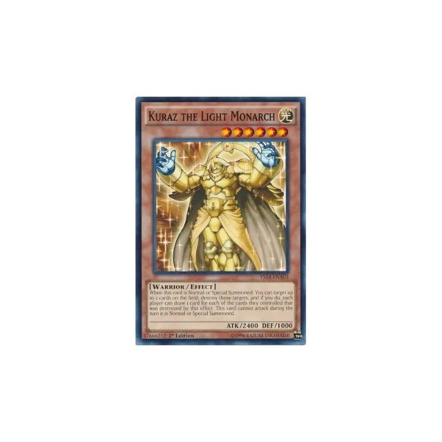 Yugioh!!! Kuraz The Light Monarch [ys14-pta03] Common