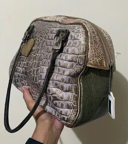 Bolsa em couro legítimo (Sophia Sena) 24x30