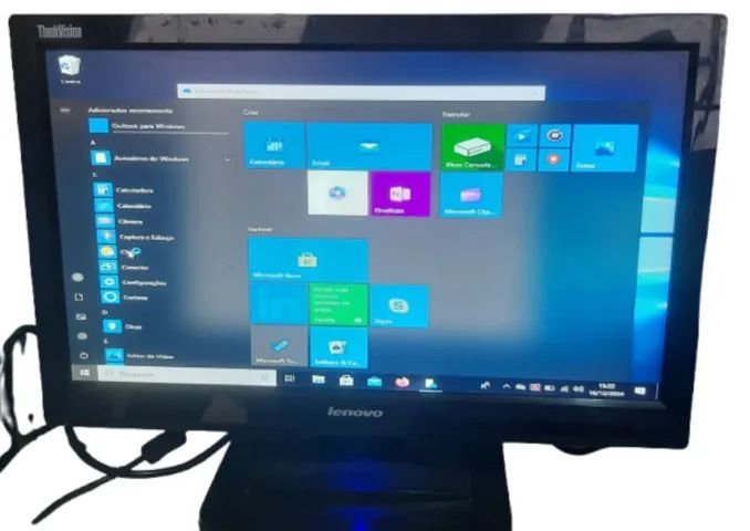 Monitor Lenovo Thinkvision E2002ba Led 20 Bivolt - Usado - Foto 2