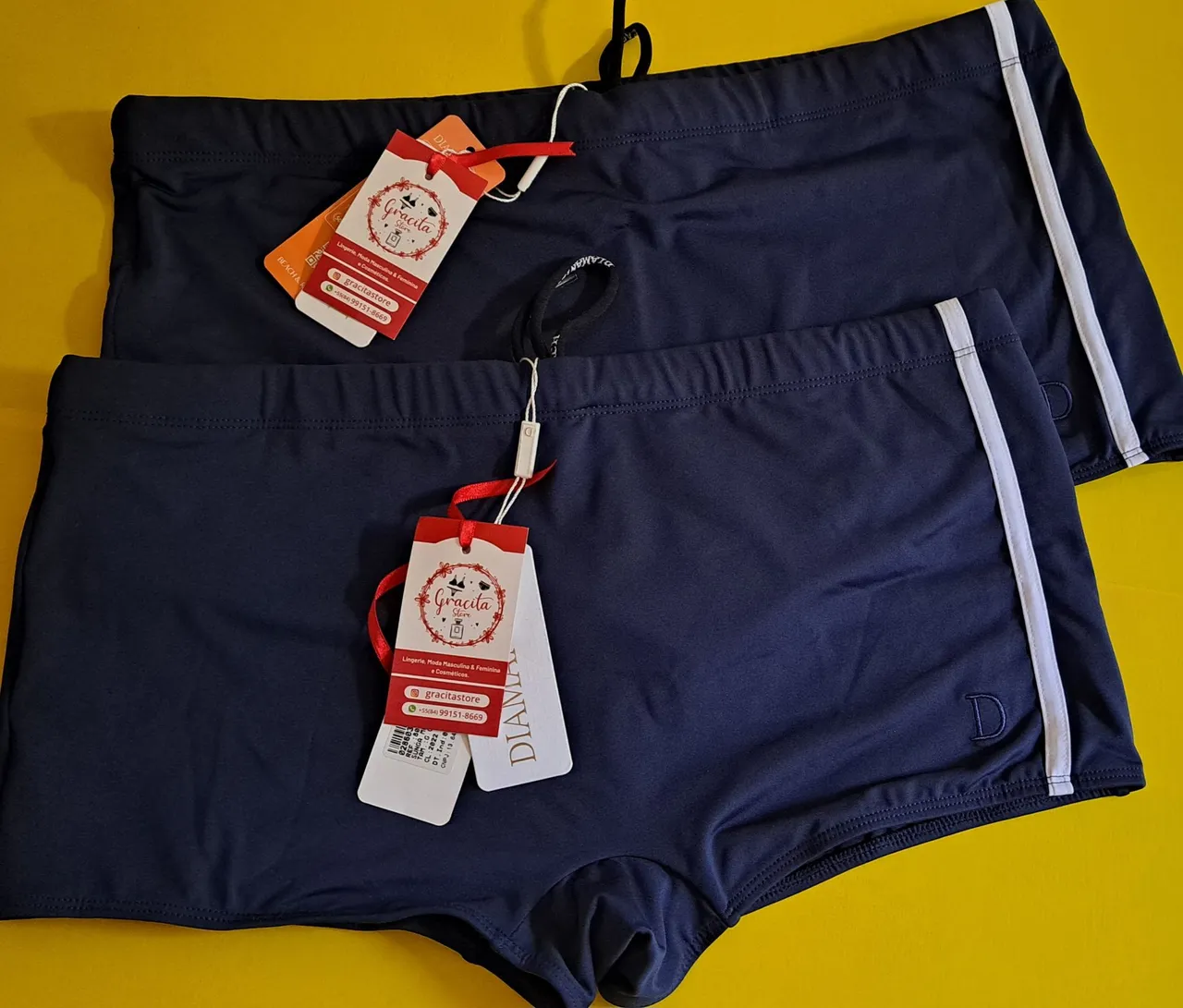 Sungas de Praia Diamantes Lingerie Tamanho G e GG