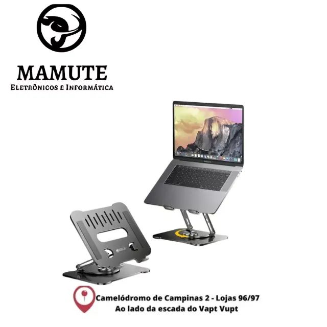 Suporte De Mesa P/ Notebook de Aluminio 360º Su-223