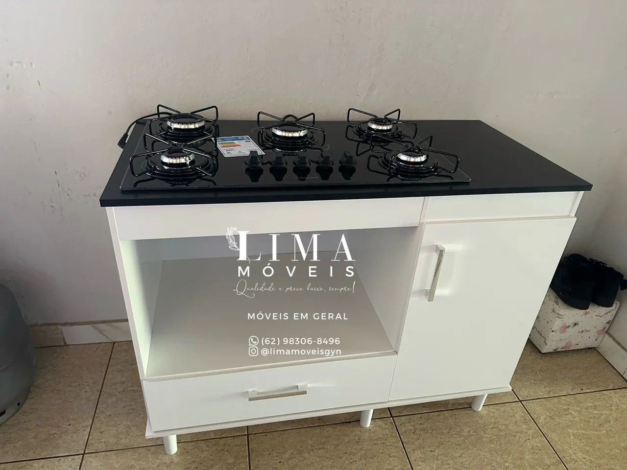 Balcão com Cooktop