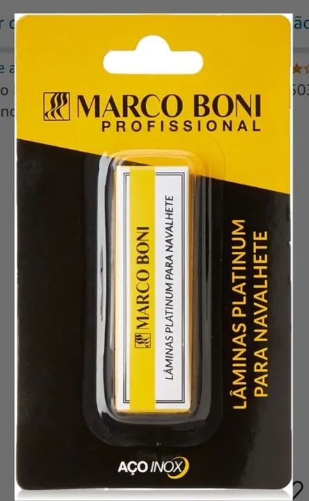 Kit Lâminas de Barbear Marco Boni 