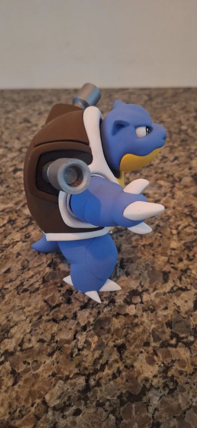 BLASTOISE PINTADO A MÃO (IMPRESSÃO 3D) - Foto 3