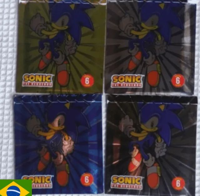 Jogo Cards Sonic Do Bobs - Coleção Completa 4 Pacotes