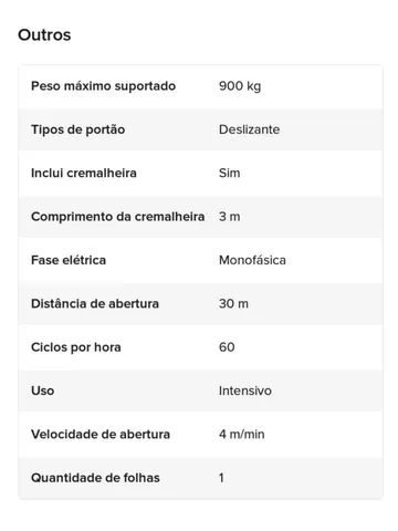 Motor Portão Eletrônico para Condomínio PPA - Foto 4