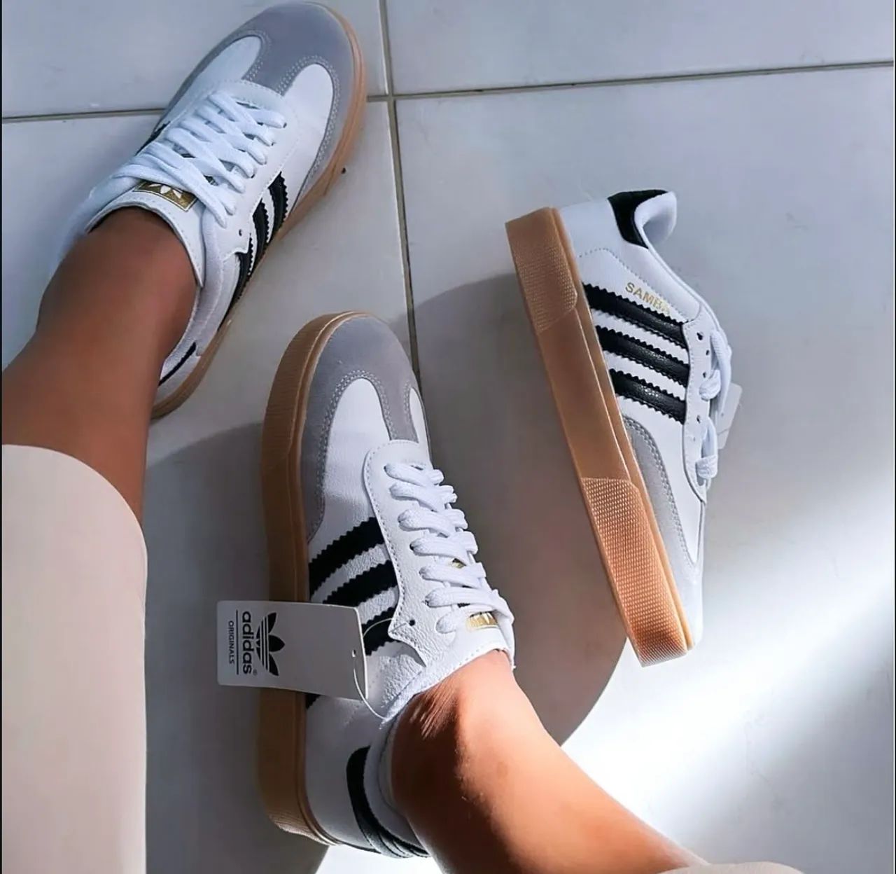 Tênis Adidas Samba Branco - Foto 2
