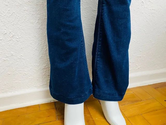 Calça Jeans Feminina Tvz Tam. 36 Boca De Sino Ótimo Estado - Foto 3