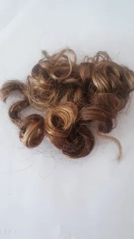 Cabelo Humano Natural Loiro Mel Cacheado - Foto 2