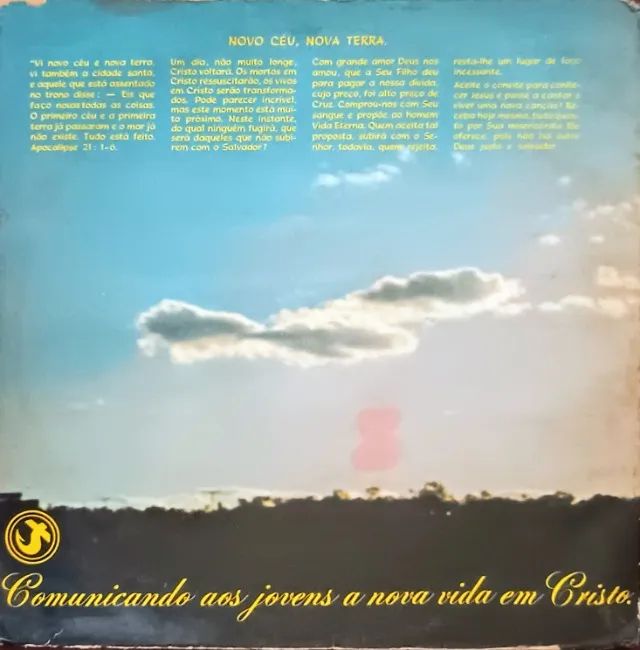 Lp Disco de Vinil Gospel Evangélico - Jovens Da Verdade - Novo Céu Nova Terra - Foto 2