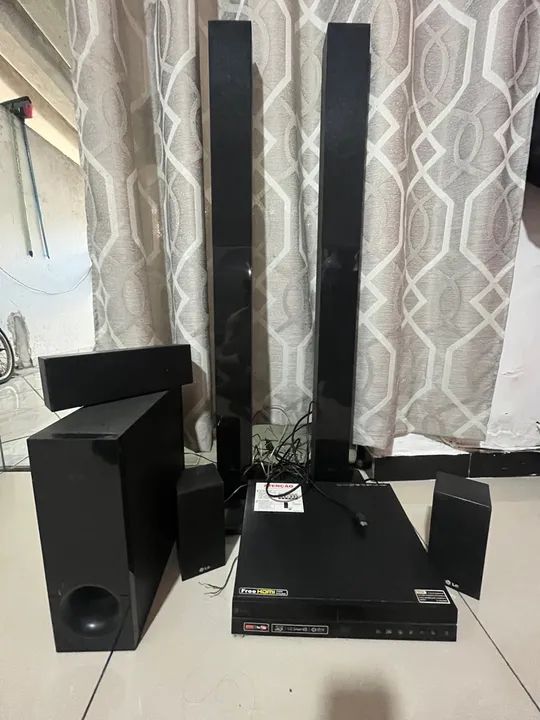 Home Theater LG Completo - 5.1 Canais
