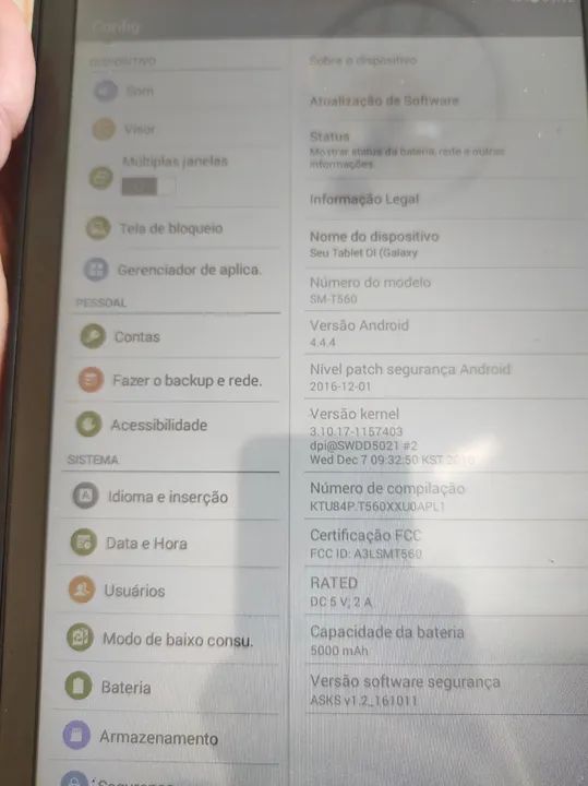 Baixou!!!!  Vendo Tablet Samsung tela 9.6' - Foto 3