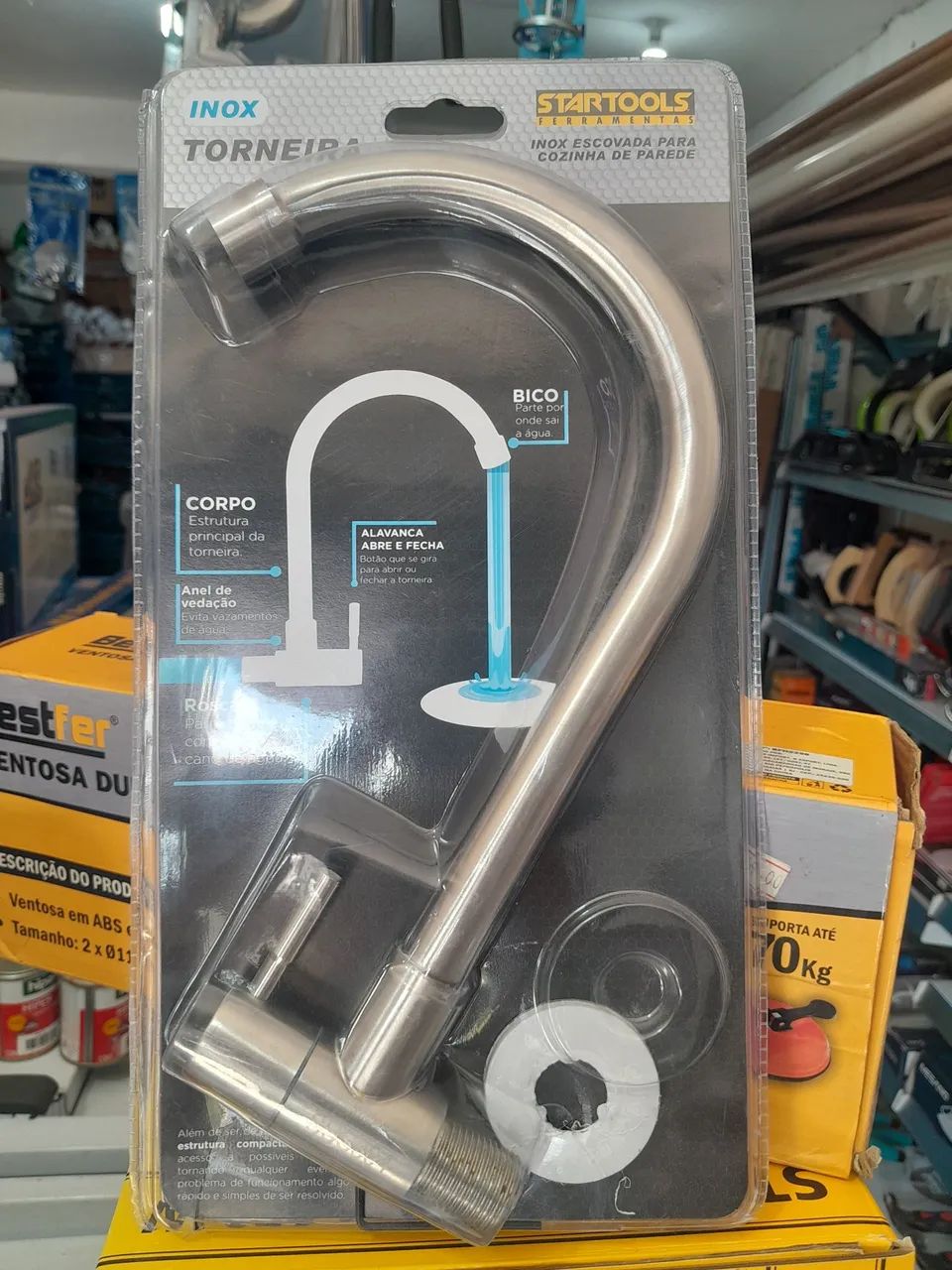 TORNEIRA INOX