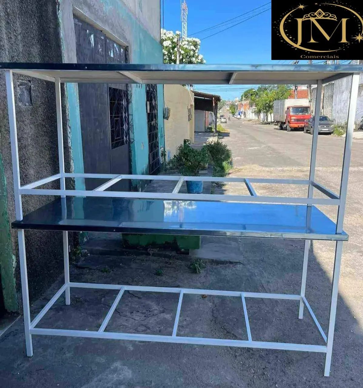 Mesa de metal com tampo Inoxx para seu estabelecimento  - Foto 2
