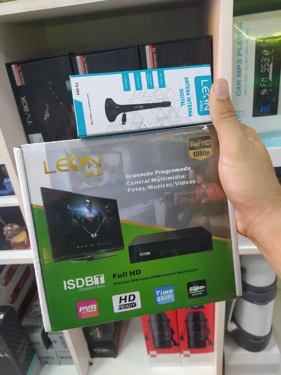 Conversor digital com antena