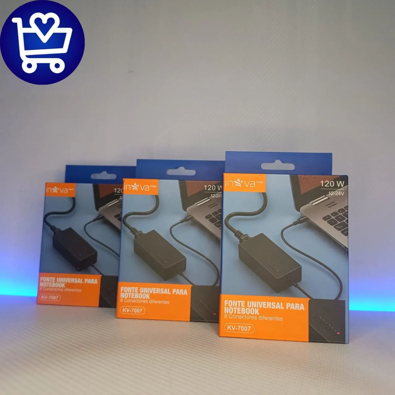 Fonte Universal para Notebook Inova Prime 120W