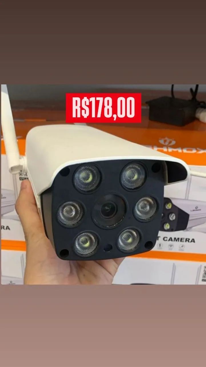 Câmera Wi-Fi Smart - Segurança e praticidade! - Foto 2
