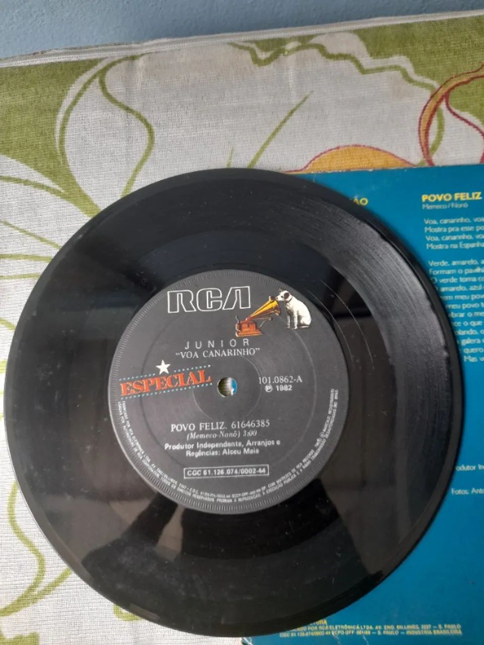 Disco vinil compacto Maestro Júnior Flamengo - Foto 4