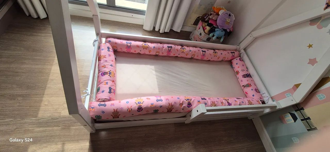 Cama Casinha Infantil Montessoriana com Protetores - Foto 2