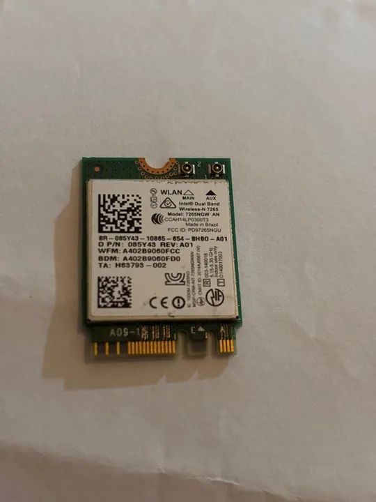 Placa de Rede Intel Dual Band Wireless-N 7265