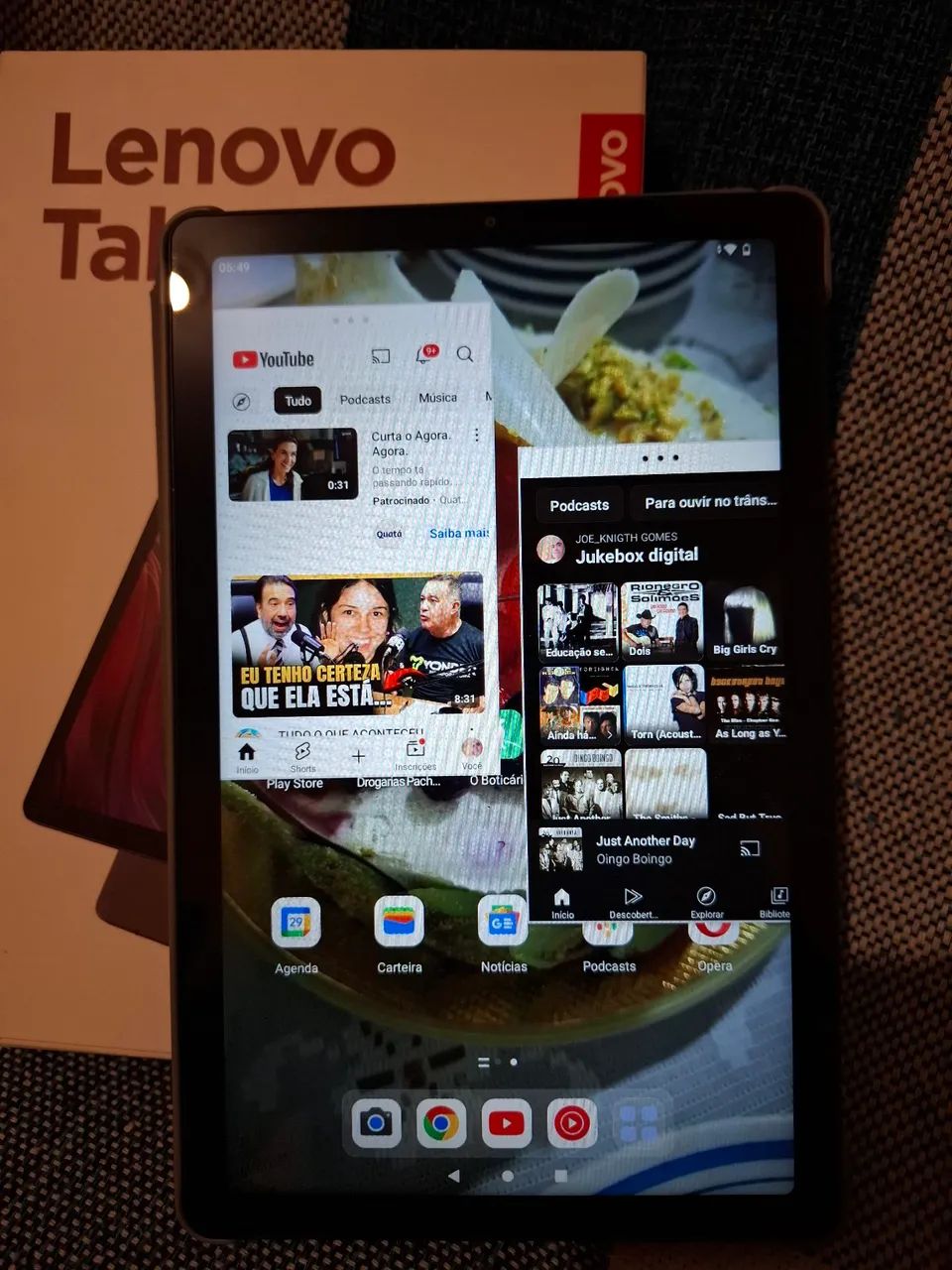 Lenovo Tab M9 com Folio Case, película e Nota fiscal  - Foto 3