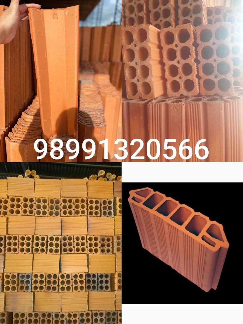 Tijolo, telha, lajota direto da fábrica com preço de fábrica 