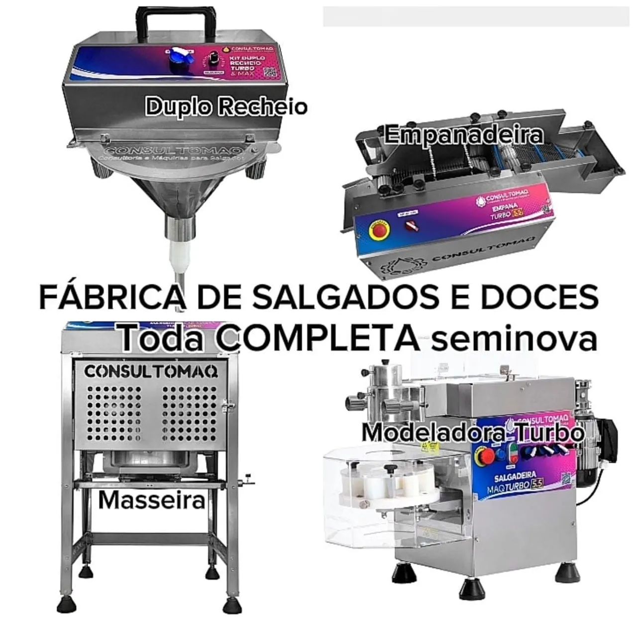 Anúncio de uma máquina industrial