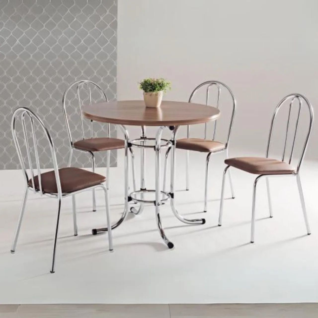 Mesa Lisboa com 4 cadeiras  - Entrega Rápida 